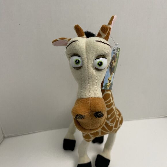 Vintage Nanco Dreamworks Madagascar Melman Giraffe Plush Stuffed Animal 2004 - Picture 2 of 9